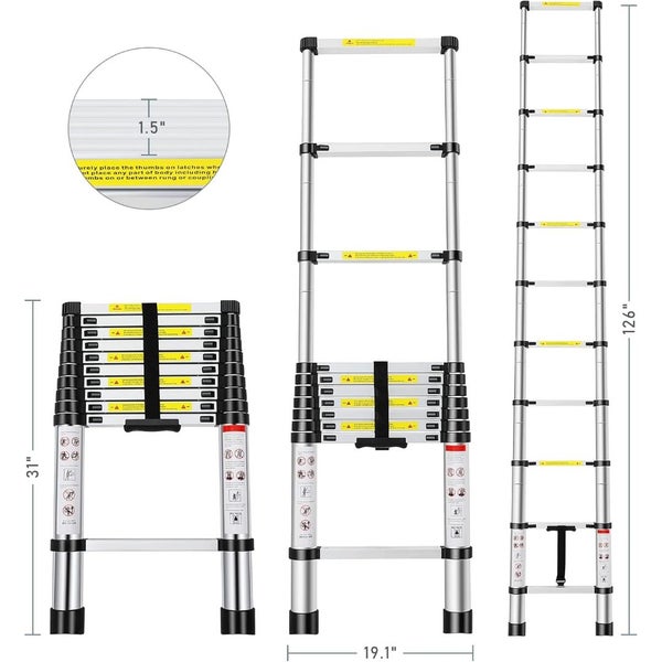 PTN New Telescopic ladder 3.2m Sale Sale Carousel 1
