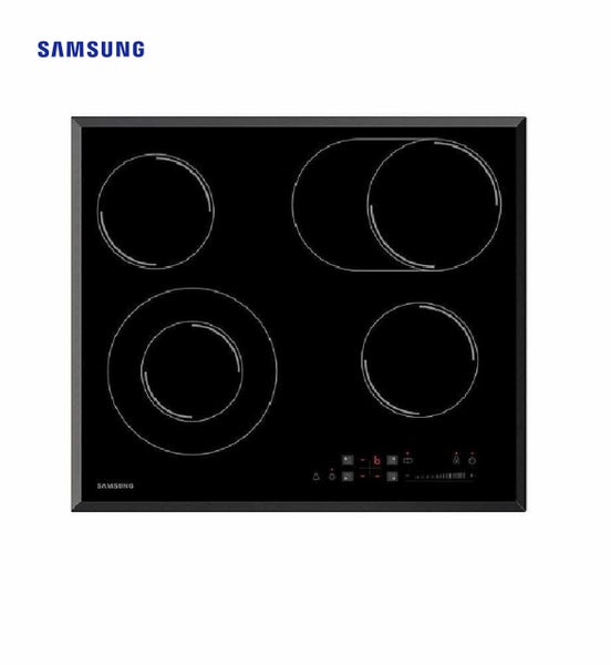 Samsung 60cm 4 Zone Electric Cooktop - Black ceramic glass Carousel 1