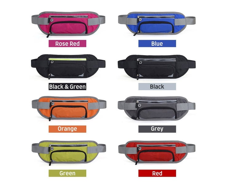 Running Waist Belt Bag Bum Bag with Water Bottle Holder for Sports Cyc Carousel 6