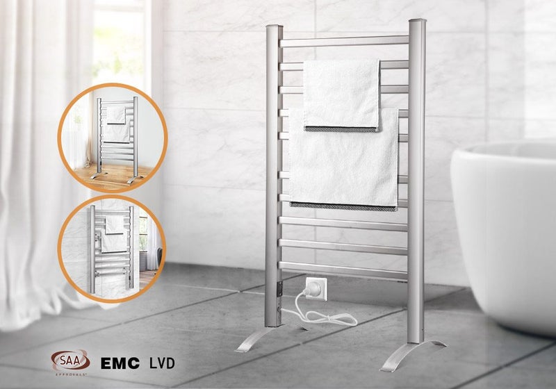 Heated Towel Rail 10 Bars Carousel 1