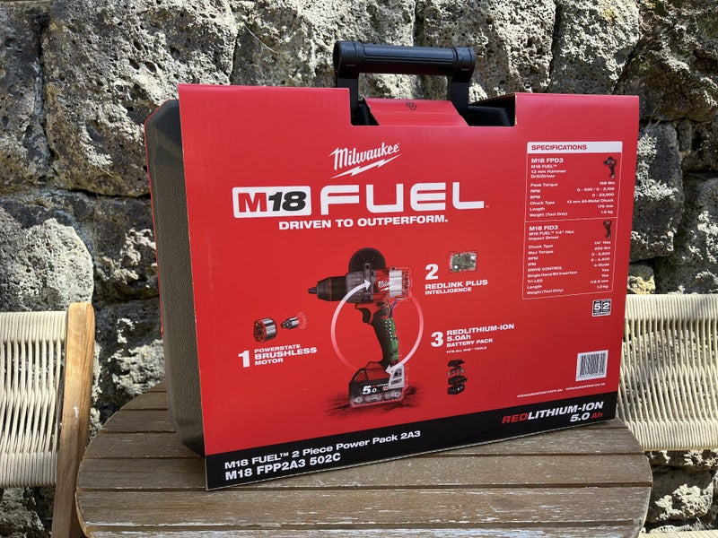 Milwaukee M18FPP2A3502C 18V 5.0Ah Li-ion Cordless Fuel 2pce Combo Kit Power Pack Carousel 4
