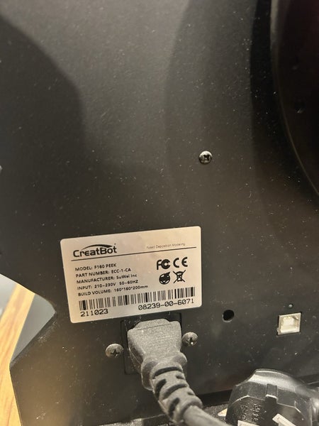 Creatbot F160 peek 3D printer Carousel 2