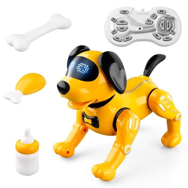 Ydj-K11 Programable Remote Control Robot Dog Rc Toy Yellow Carousel 1