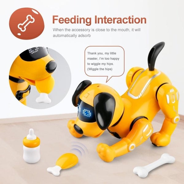 Ydj-K11 Programable Remote Control Robot Dog Rc Toy Yellow Carousel 2