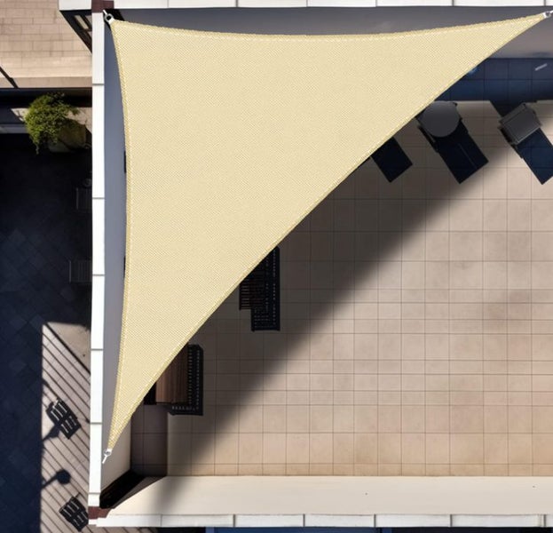 Sun Shade Triangle 3x3x3m Waterproof Shade Cover for Outdoor Garden Patio Par... Carousel 2