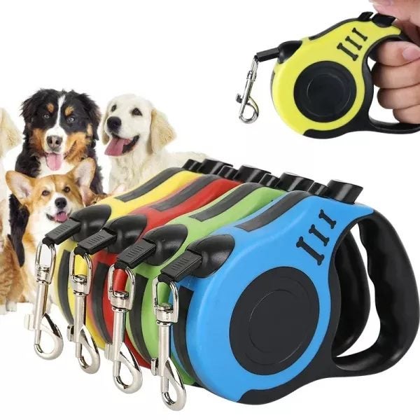 3M/5M Retractable Dog Leash Automatic Flexible Dog Puppy Cat Traction Rope Belt Carousel 2