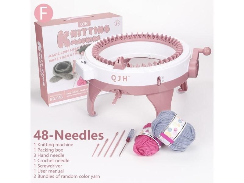Manual Automatic Knitting Machine DIY Wool Crochet Scarf Sweater Adult Children Carousel 1