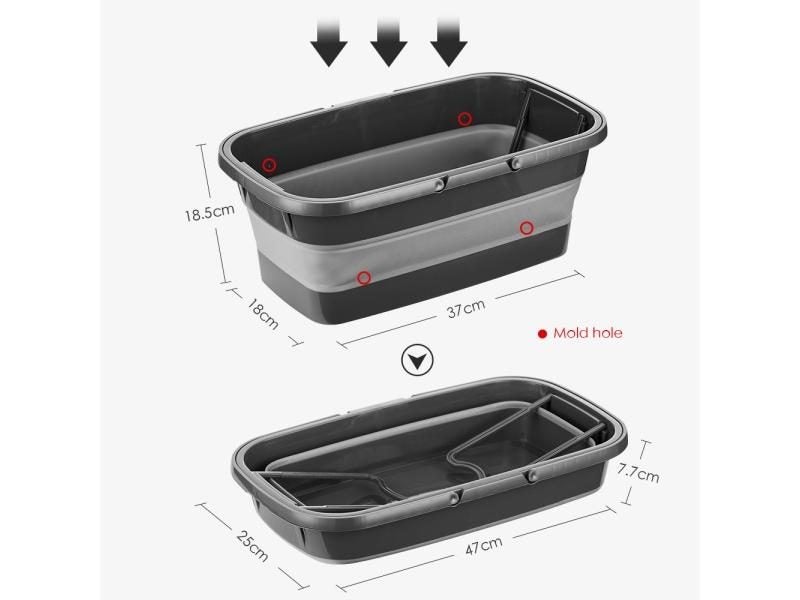 Portable Foldable Bucket For Tourism Outdoor Car Wash Carousel 1