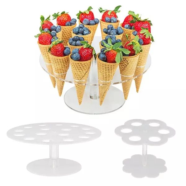 Acrylic Transparent Cake Cone Et Food Stand For Baking Kitchen Carousel 2