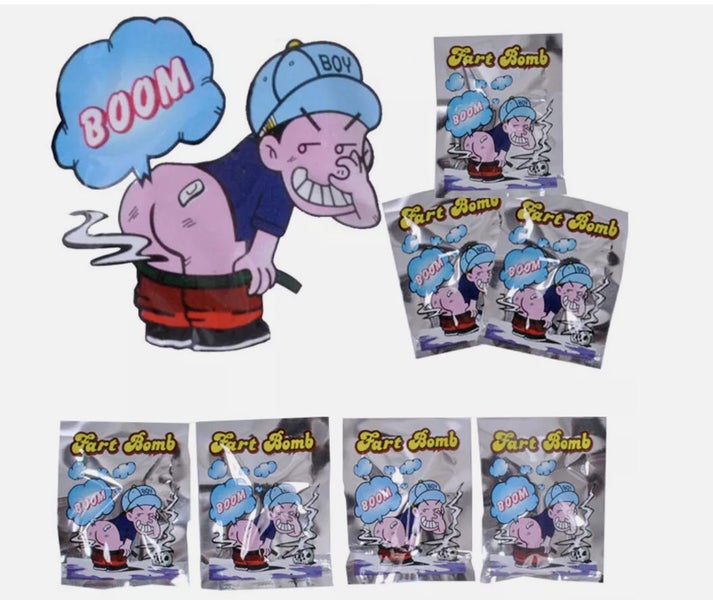 Fart Bomb Bombs Bag Very Smelly Novelty Stink Prank Gag Trick Joke Game Carousel 1