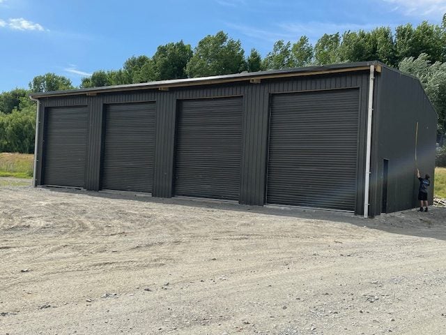 3 Bay Wide Span 18m Wide x 15m Deep Gable Kitset Pole Shed, Carousel 10