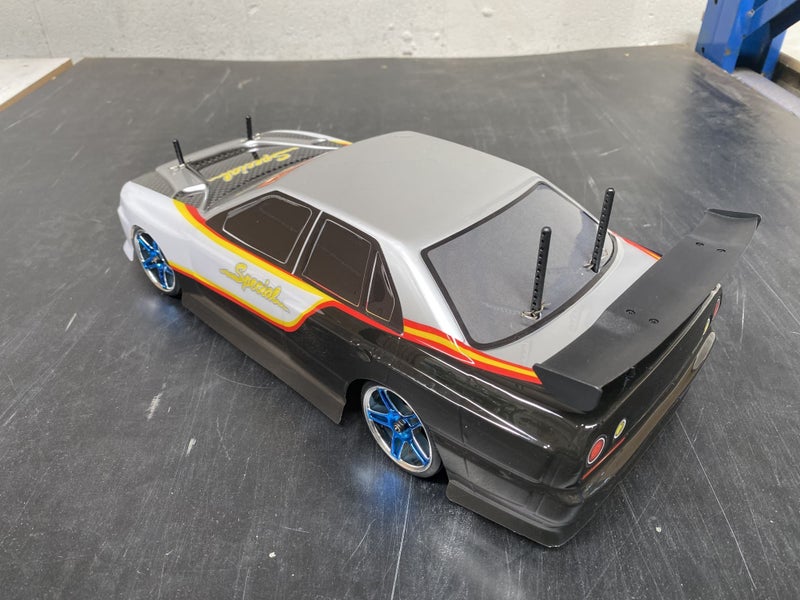 RC Drift Car - Nissan GTR Skyline BLACK/WHITE Body.HSP 1/10 7.4v Lipo Battery62863857323266114
