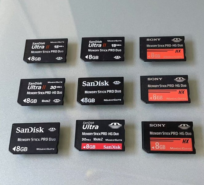 Genuine Official 8G SanDisk SONY Memory Stick Pro Duo Mark 2 Magic Gate Support Carousel 1