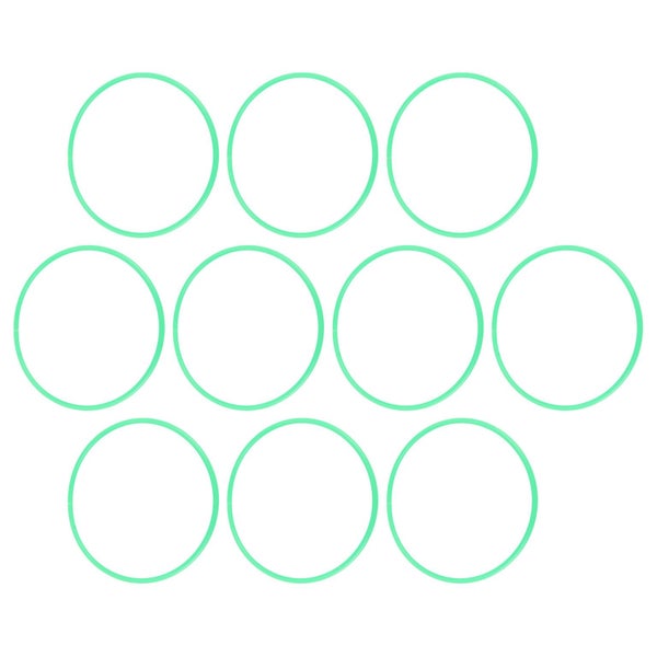 agility rings sports speed rings jumping hoops 10 Pcs Agility Speed Rings Carousel 2
