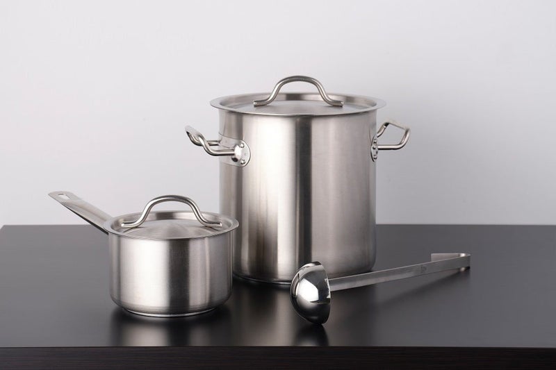 Force stainless steel Saucepan with Lid 120x75mm / 0.8Lt Carousel 2