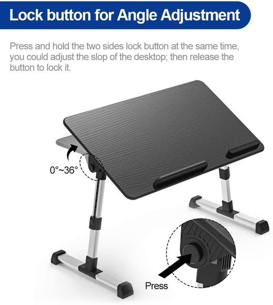 SAIJI Adjustable Multifunctional Laptop Desk Q8 Carousel 7