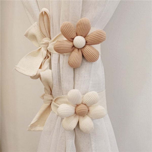 NEW 1PC Cute Daisy Curtain Bundling, Simple Room Decoration Christmas Gift Carousel 1