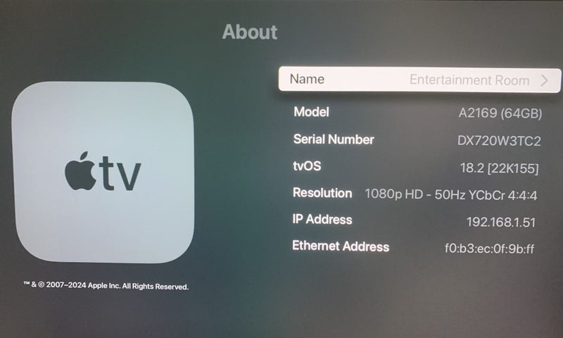 Apple TV 4K, A2169, 64GB, 2nd Gen, Remote, HDMI Cable. Carousel 3