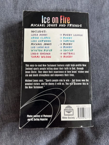 ICE ON FIRE - Contemporary New Testament Bible Michael Jones & Friends Carousel 6