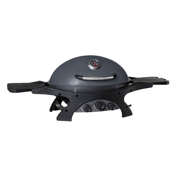 ziggy Classic Triple Grill LPG BBQ Grey ZG3GC Carousel 2