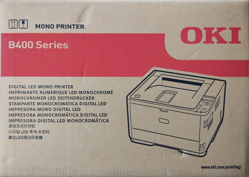 OKI B412dn Duplex Network Laser Printer Carousel 1