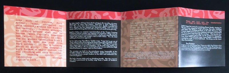 The Songs of Janis Joplin All Blues'd Up cd. Etta James, Taj Mahal, Otis Clay... Carousel 4