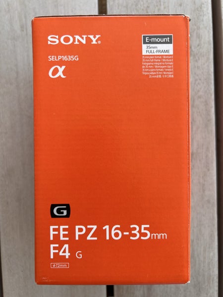 Sony FE PZ 16-35mm F4 G lens Carousel 1