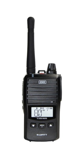 GME 5 Watt UHF Black Handheld Radio Carousel 1