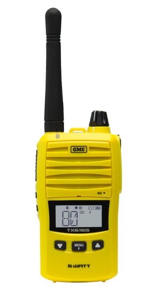 GME 5 Watt UHF Yellow Handheld Radio Carousel 1