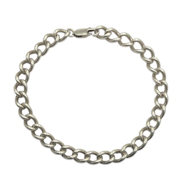 STERLING SIVER 925 CHAIN BRACELET Carousel 1