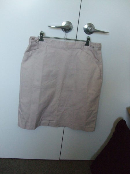 Beige Cotton Skirt By Capture Sz 14 Carousel 1