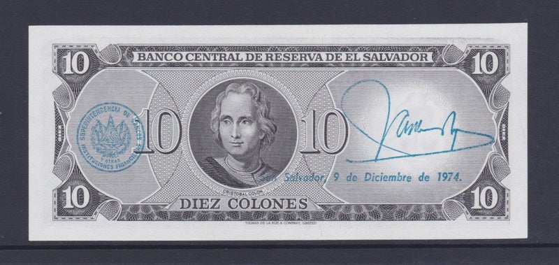 El Salvador - 1972 10 Sucres - Manuel Arce - "3467160" - UNC - P-118 Carousel 2