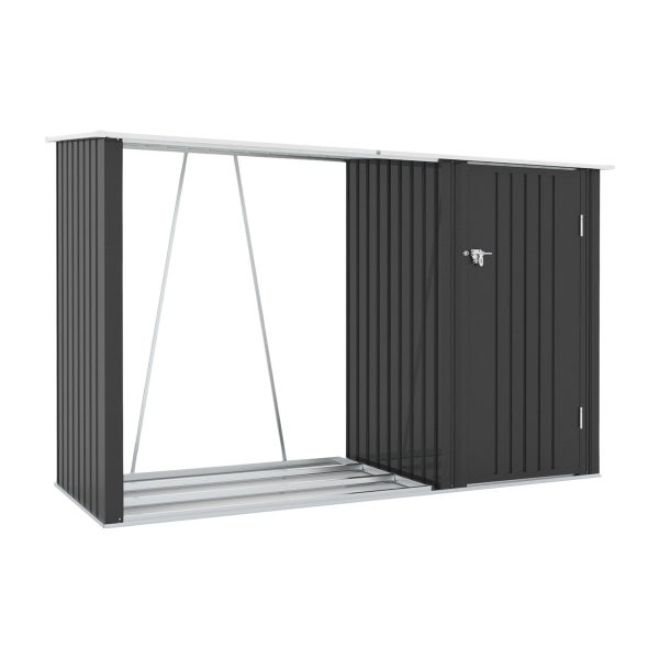 Garden Storage Shed Sheds Outdoor Workshop Garage Tool House Cabin Firewood Rack Carousel 14