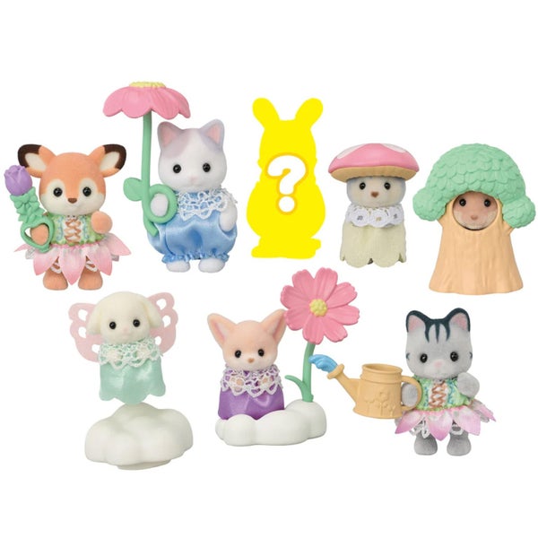 Sylvanian Families Baby Blooming Baby Friends Series - Complete set of 8 Carousel 1
