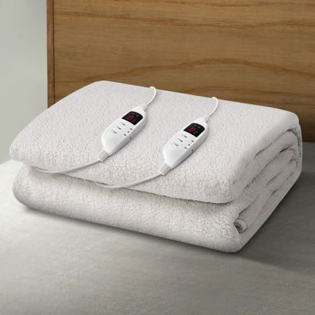 Queen Size Electric Blanket Fleece Underlay Carousel 8