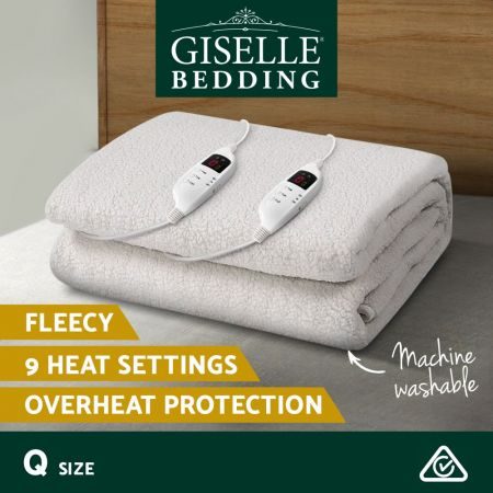 Queen Size Electric Blanket Fleece Underlay Carousel 1