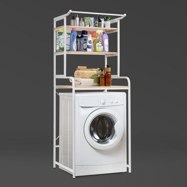 Bathroom Rack Storage Organiser Towel Hanger Shelf Stand Carousel 13