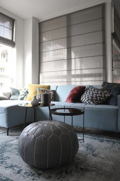 PREMIUM Handcrafted Moroccan Leather Pouf Carousel 2
