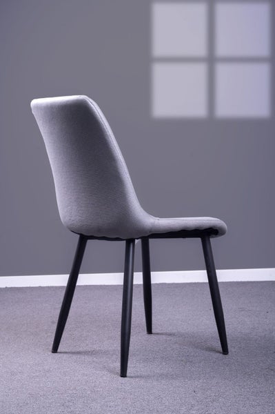 Owens Grey Chair with Black Legs Carousel 2