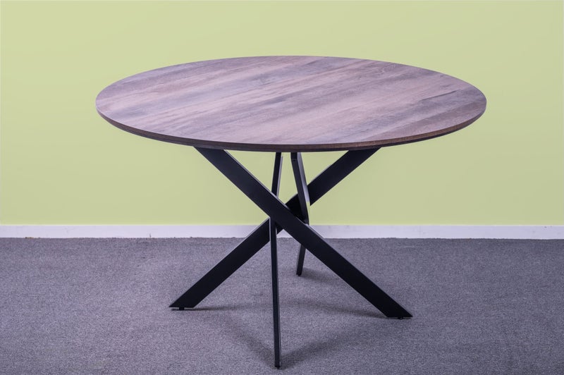 'Clive' 1.2m Round Dining Table Carousel 1