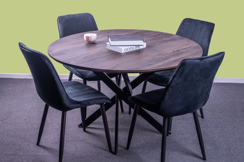 'Clive' 1.2m Round Dining Table Carousel 2