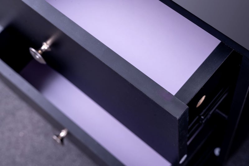 'Pamela' Bedside Table Black Carousel 2