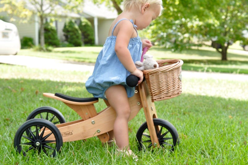 Kinderfeets: Wicker Basket - Balance Bike Accessory Carousel 2