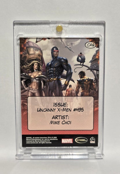 *** 2009 XMEN ARCHIVES READY FOR ACTION COVER INSERT CARD CA6 *** Carousel 2
