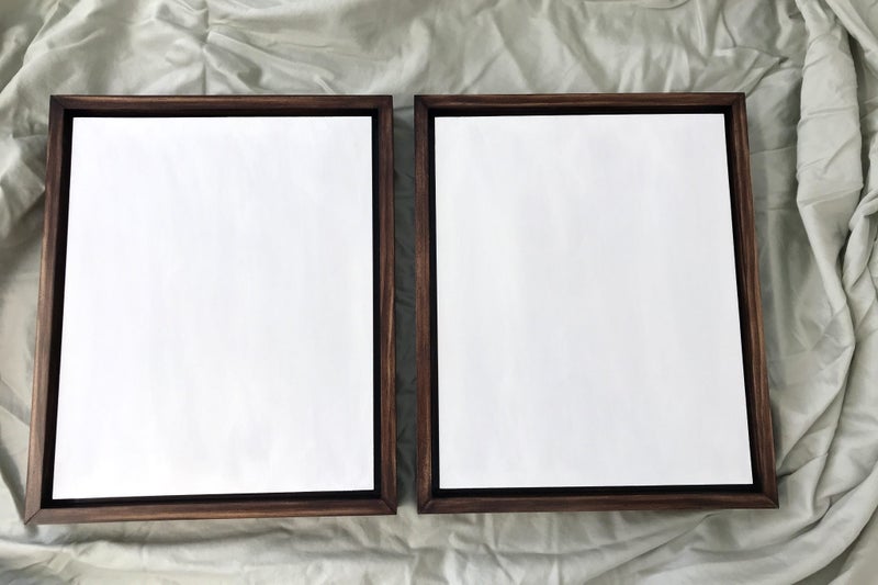 MDF Art Panel 8 x 10 with floating frame set (2 sets) Carousel 5