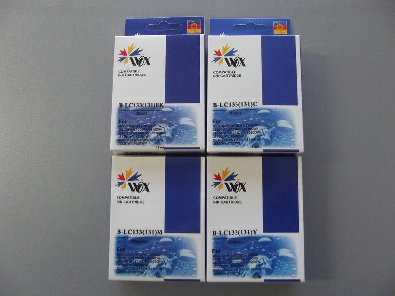 LC133 Ink Cartridges x4(1BK/1C/1M/1Y) Compatible With Brother Printers LC131 Carousel 1