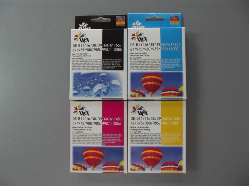LC38/LC39/LC67 Cartridges x4 (1BK/1C/1M/1Y) Compatible With Brother Printers Carousel 1