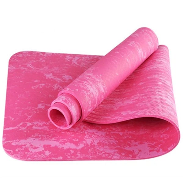 NNETM EVA Anti-Slip Camouflage Yoga Mat (Pink) Carousel 1