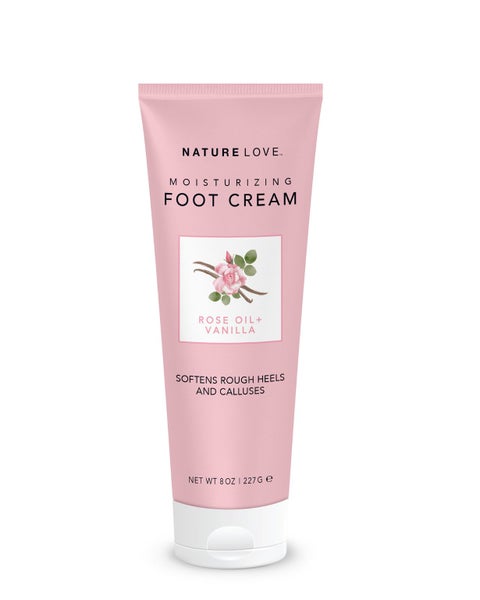 Nature Love 226ml Moisturizing Foot Cream Rose Oil + Vanilla Carousel 1