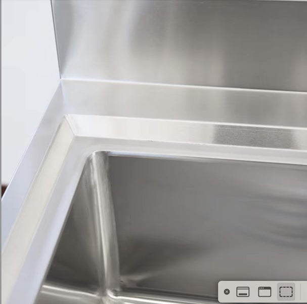 Stainless Steel HIGH BACK KNEE PUSH SINK first choice in the kitchen Carousel 2